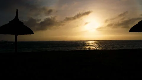 Sunset Timelapse Stock Footage 138469061