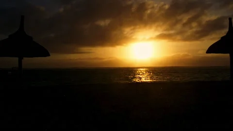 Sunset Timelapse Video stock 138469098