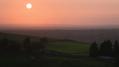 Sunset Timelapse Stock Footage 142434722
