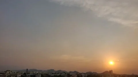 Sunset Timelapse Stock Footage