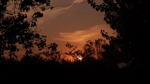 Sunset Timelapse Stock Footage 163292559