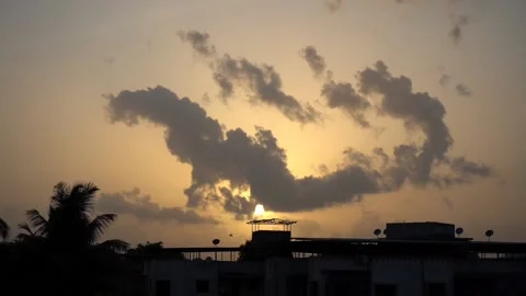 Sunset timelapse Stock Footage 177913558