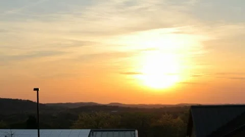 Sunset Timelapse in the Hills 動画素材 8996918
