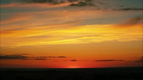 Sunset Timelapse at Kaluga Stock Footage 65238364