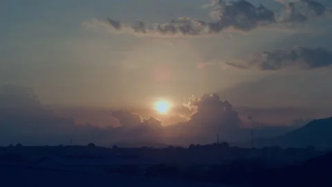 Sunset Timelapse， Malaysia Stock Footage 134744611