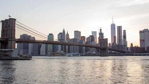 Sunset Timelapse of Manhattan 動画素材 85363007