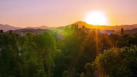 Sunset timelapse in Marbella, Spain (4K UHD 30FPS 35mm) Stock Footage