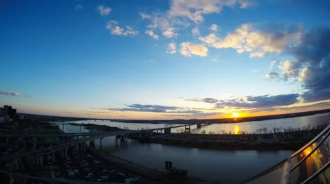 Sunset Timelapse, Memphis, Tennessee Stock Footage 62393506