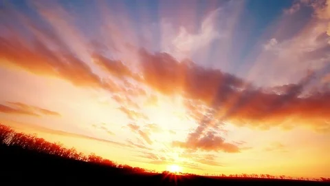 Sunset. timelapse. motion. Stock Footage 85169779