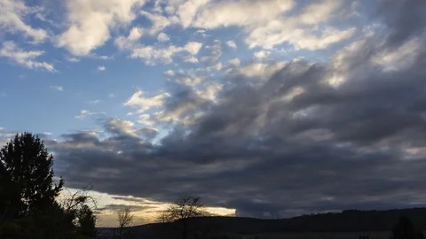 Sunset Timelapse. Normandy 4K Video stock 85175074