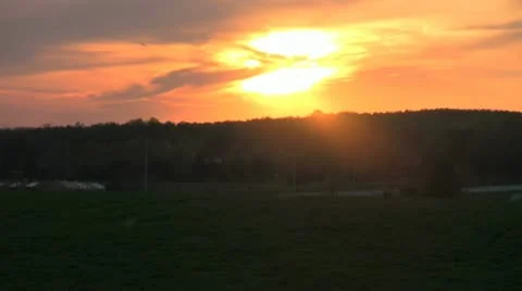 Sunset Timelapse in North Carolina Video stock 10856482