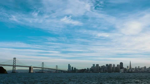 Sunset timelapse over San Francisco 4k Video stock 39725117