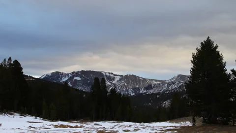Sunset Timelapse Over Tuolumne Meadows Vidéo 265642216