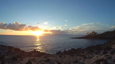 Sunset Timelapse by the sea Stock Footage 51734889