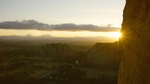 Sunset Timelapse Smith Rock Oregon - 4k Stock Footage 106363938