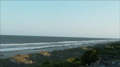 Sunset Timelapse at Surfside Beach Stock Footage 40361422