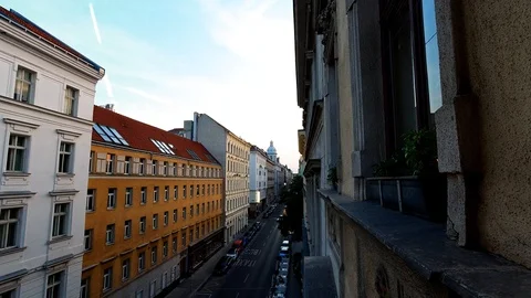 Sunset Timelapse Vienna Video stock 108656209