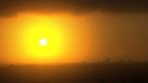 Sunset Timelapse Wide and Close-up Stock Footage 822245