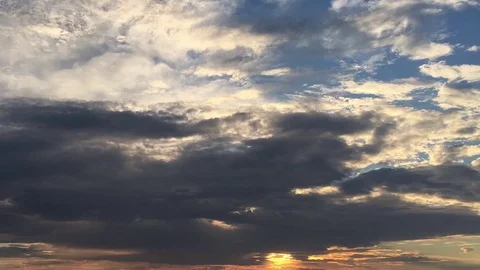 Sunset timelapse_01 Stock Footage 107472000