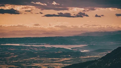 Sunset timellapse 4k Video stock 155815751