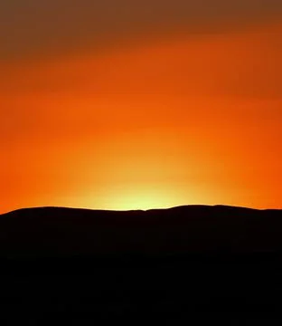 Sunset in timimoun Stock Photos