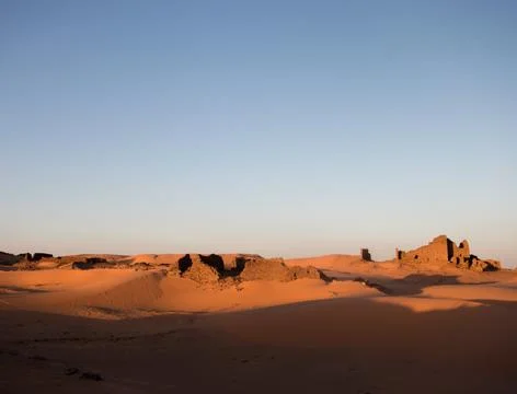 Sunset on timimoun's ksar Stock Photos