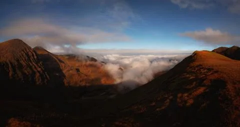 In sunset tones Foto stock