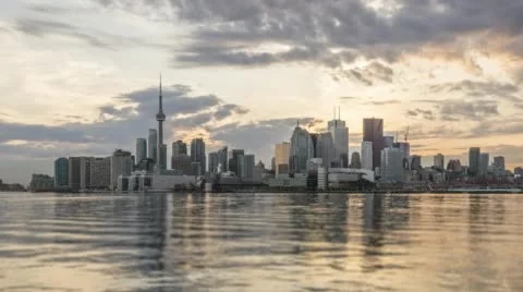 Sunset in Toronto Stock Footage 52743992