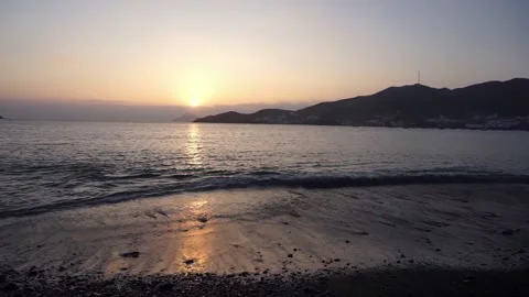 Sunset Tortugas Casma Peru Stock Footage 167653998