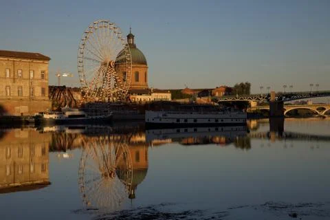 Sunset in Toulouse Stock Photos