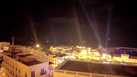 SUNSET TOWN, Sunset timelapse Stock Footage 326593594