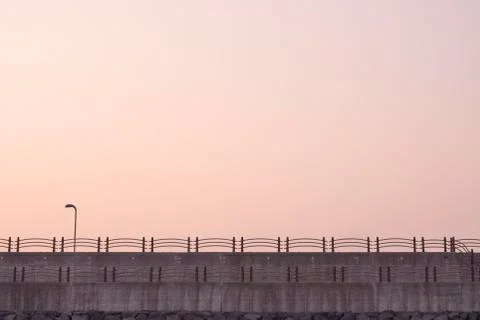  Sunset trails Stock Photos