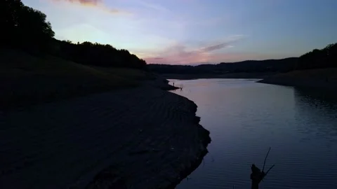 Sunset trees Stockbeeldmateriaal 211986762