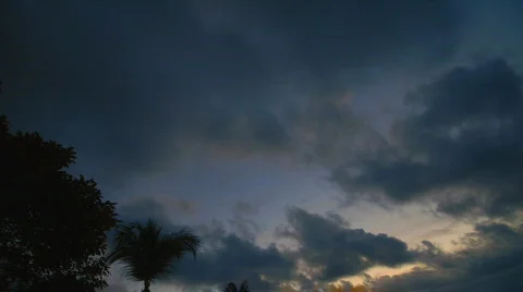 Sunset with trees time lapse 스톡 동영상 86019