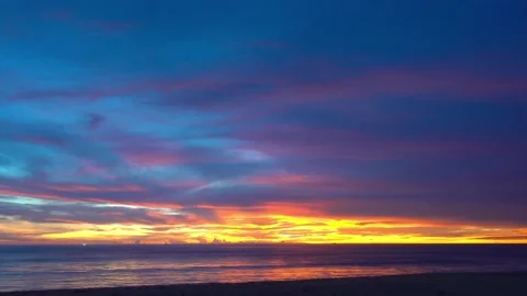 Sunset tropical beach sea. New normal after covid-19. Phuket Thailand beautiful  Video stock 172391833