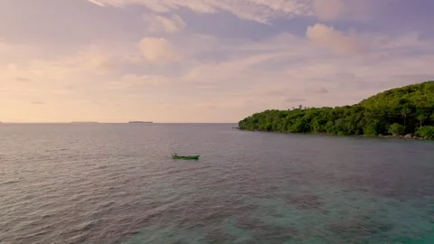 Sunset in the tropical islands Stock Footage 302998992