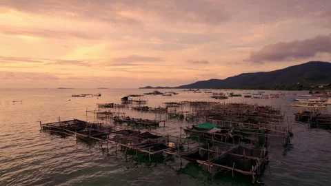 Sunset in the tropical islands Stock Footage 302999174