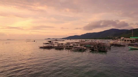 Sunset in the tropical islands Stock Footage 302999635