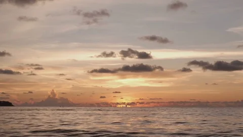 Sunset in the tropics Stock Footage 71501853