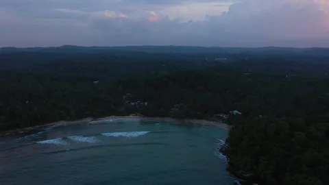 Sunset in the tropics. Stock Footage 241675971