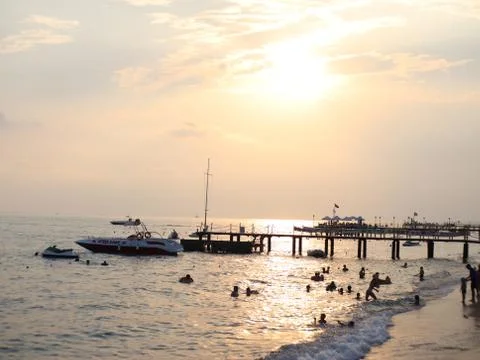 Sunset in Turkey Stock Photos
