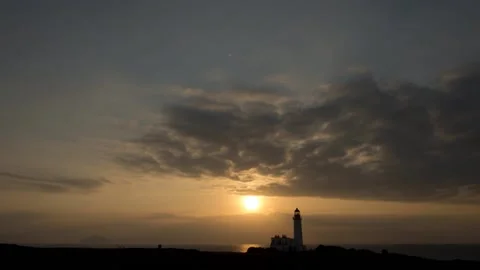 Sunset at Turnberry Stock Footage 107317065
