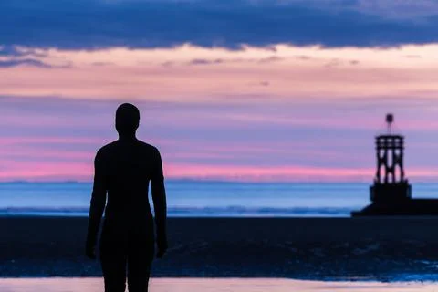 Sunset turns to twilight Stock Photos