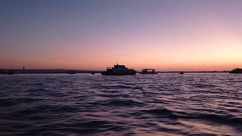 Sunset at turtle island Stock Footage 205463122