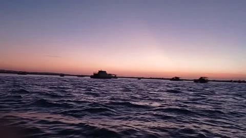 Sunset at turtle island Stock Footage 206510073