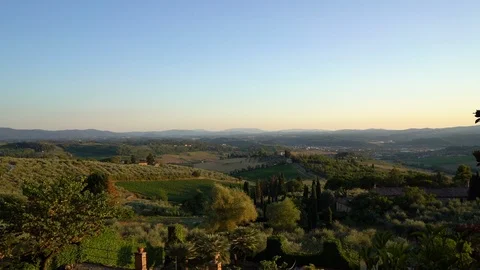 Sunset in Tuscany Stock Footage 114579039