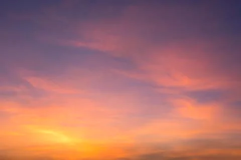 Sunset with twilight Stock Photos