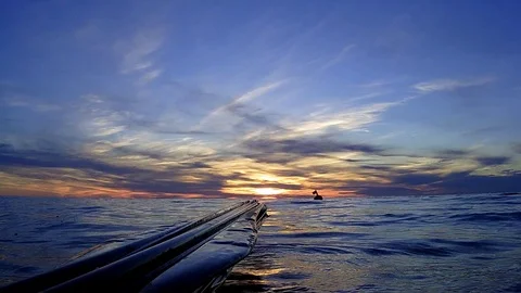 Sunset on the underwater Stock Footage 86245198