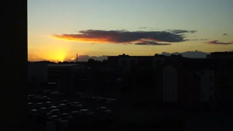 Sunset , unedited Stock Footage 203847056