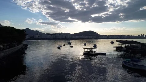 Sunset in Urca Stock Footage 81067949